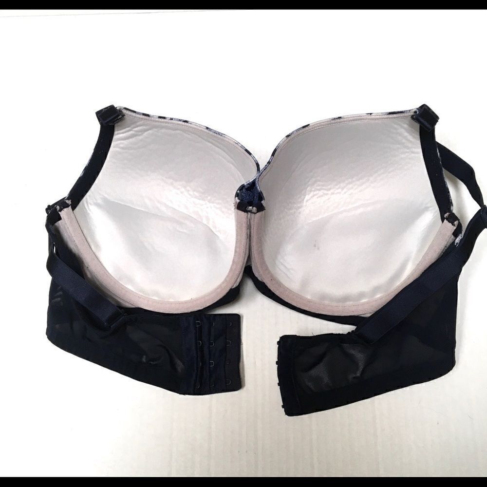 Cacique Navy Leopard Printpush-Upbra40d - image 4